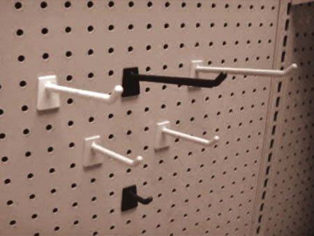 Tablero de fibras duro perforado