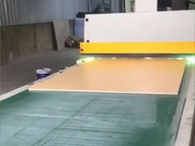 Contrachapado, madera contrachapada con barniz UV